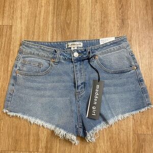 Madden Girl Light Blue Jean Shorts